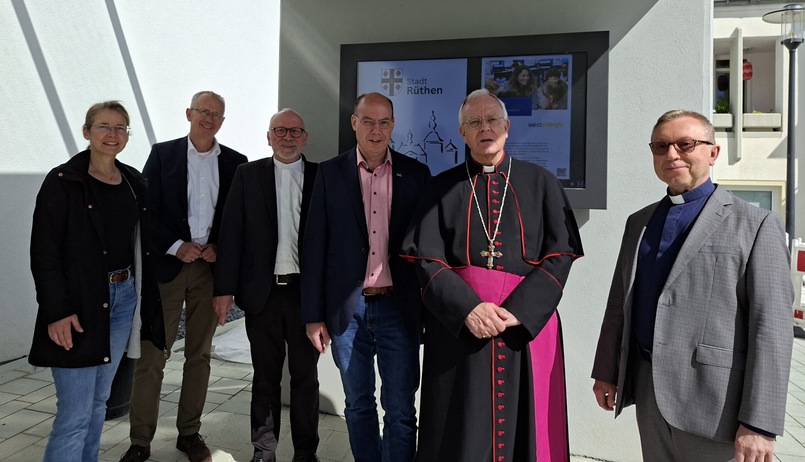 Besuch bei Bürgermeister Weiken mit Dechant und Pastoralteam