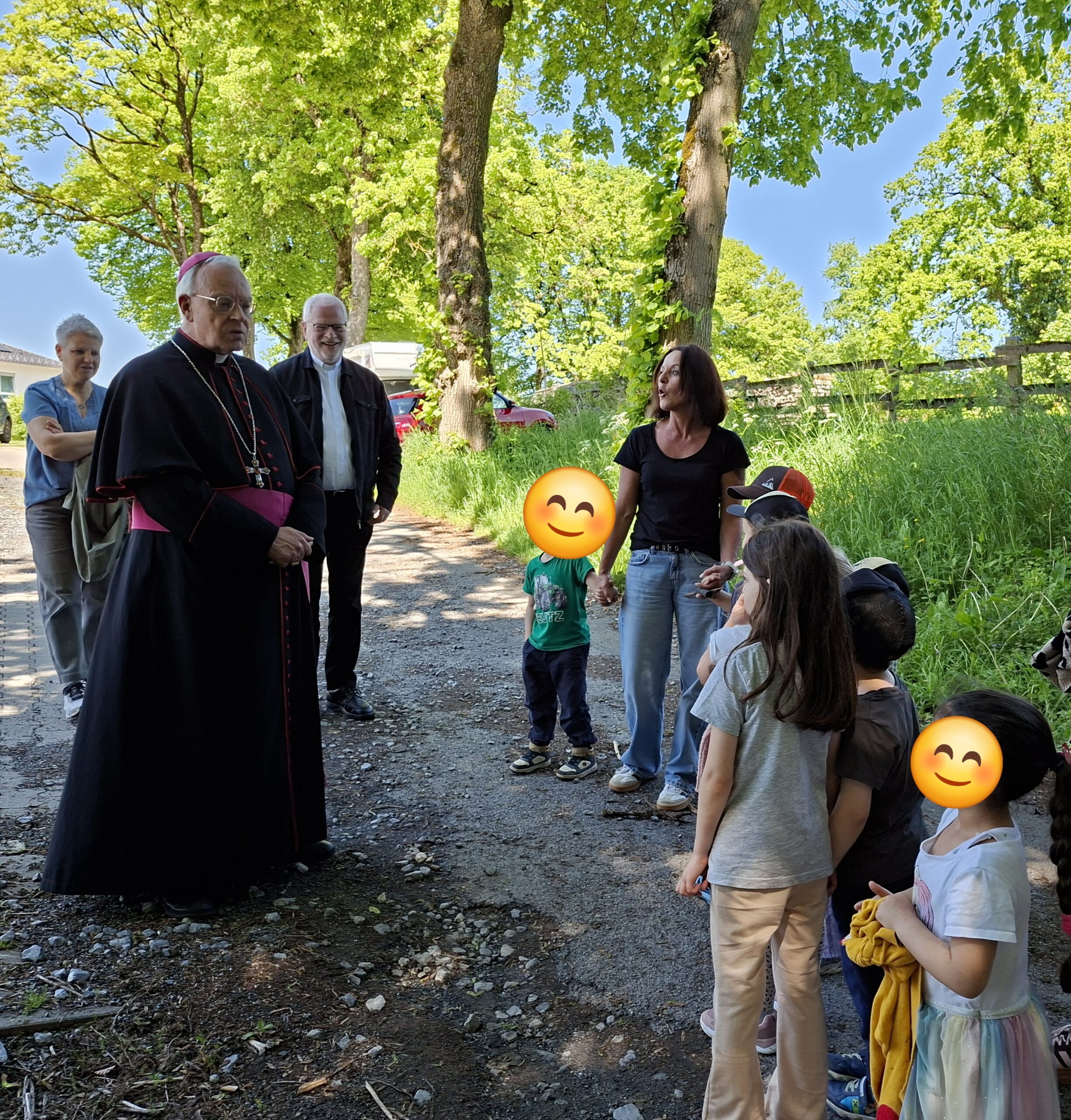 Begegnung mit Kita Kindern
